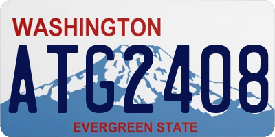 WA license plate ATG2408