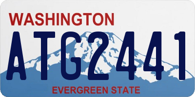 WA license plate ATG2441