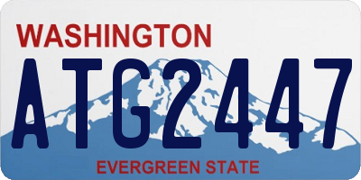 WA license plate ATG2447