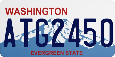 WA license plate ATG2450