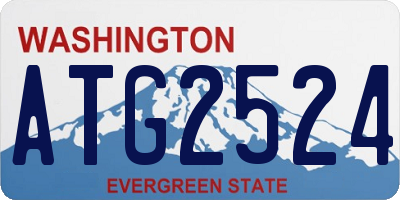 WA license plate ATG2524