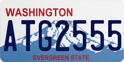 WA license plate ATG2555