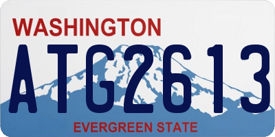 WA license plate ATG2613