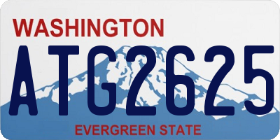 WA license plate ATG2625