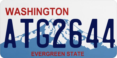 WA license plate ATG2644