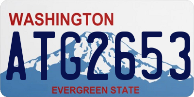 WA license plate ATG2653