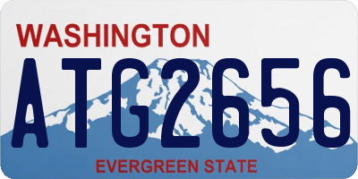 WA license plate ATG2656