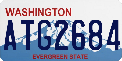 WA license plate ATG2684