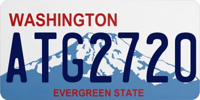 WA license plate ATG2720