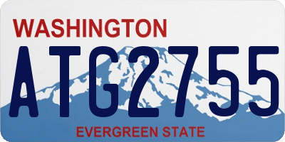 WA license plate ATG2755