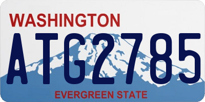 WA license plate ATG2785