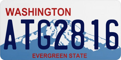 WA license plate ATG2816