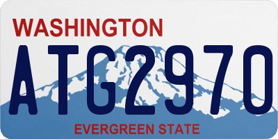 WA license plate ATG2970
