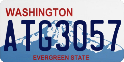 WA license plate ATG3057
