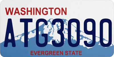 WA license plate ATG3090