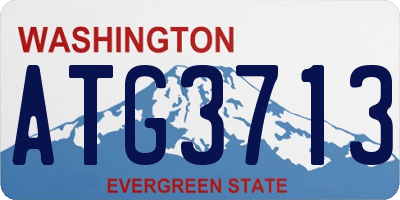 WA license plate ATG3713