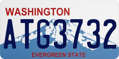 WA license plate ATG3732