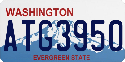 WA license plate ATG3950