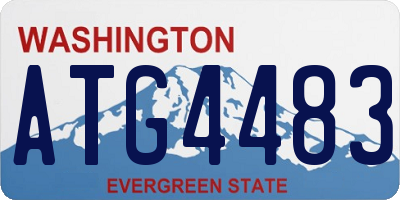 WA license plate ATG4483