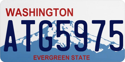 WA license plate ATG5975