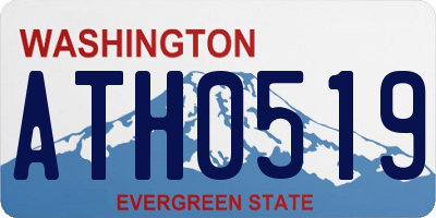 WA license plate ATH0519