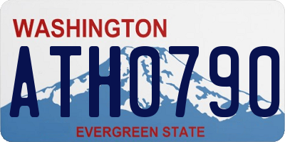 WA license plate ATH0790