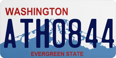 WA license plate ATH0844