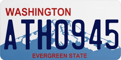 WA license plate ATH0945