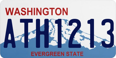 WA license plate ATH1213