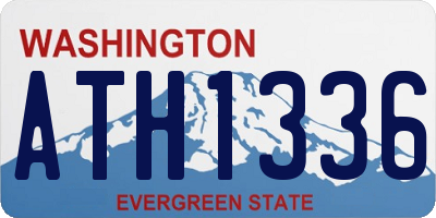 WA license plate ATH1336