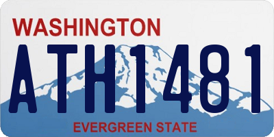 WA license plate ATH1481