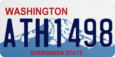 WA license plate ATH1498