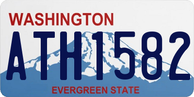 WA license plate ATH1582