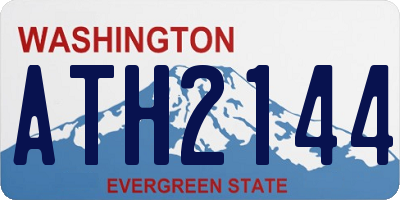 WA license plate ATH2144