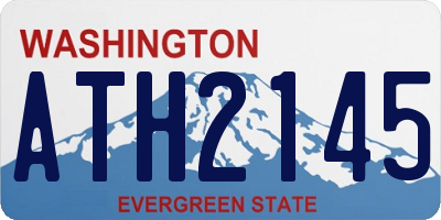 WA license plate ATH2145