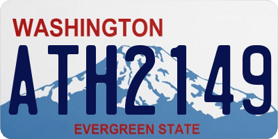 WA license plate ATH2149