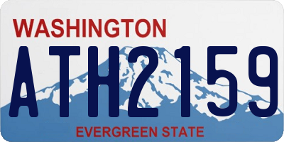 WA license plate ATH2159