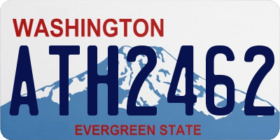 WA license plate ATH2462