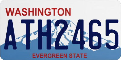 WA license plate ATH2465