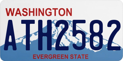WA license plate ATH2582