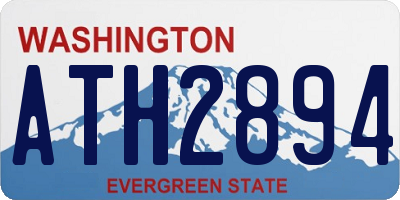 WA license plate ATH2894