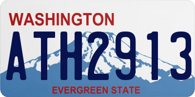 WA license plate ATH2913