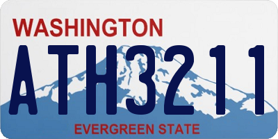 WA license plate ATH3211