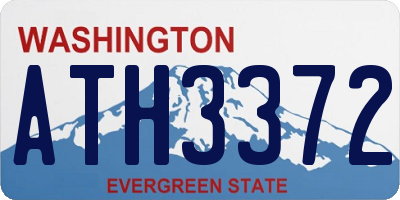 WA license plate ATH3372