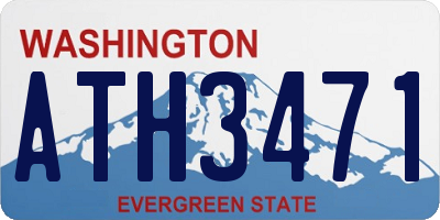 WA license plate ATH3471