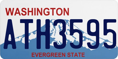 WA license plate ATH3595