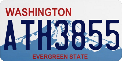 WA license plate ATH3855