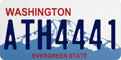 WA license plate ATH4441