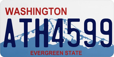 WA license plate ATH4599