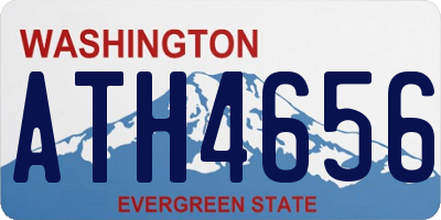 WA license plate ATH4656